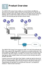 Предварительный просмотр 2 страницы Cisco WAP4410N - Small Business Wireless-N Access... User Manual