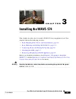 Предварительный просмотр 43 страницы Cisco WAVE-574-K9 - Wide Area Virtualization Engine 574 Hardware Installation Manual