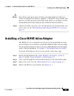 Предварительный просмотр 51 страницы Cisco WAVE-574-K9 - Wide Area Virtualization Engine 574 Hardware Installation Manual