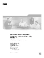 Cisco WCM300 - Channel Bonded Cable Modem Implementation Manual preview
