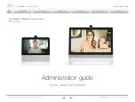 Preview for 1 page of Cisco Webex DX70 Administrator'S Manual