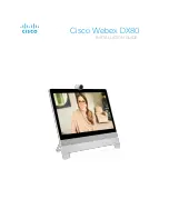 Preview for 1 page of Cisco Webex DX80 Installation Manual