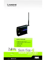 Предварительный просмотр 21 страницы Cisco WGA54G Quick Installation Manual