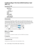 Preview for 2 page of Cisco WIC-2T Quick Start Manual