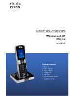 Предварительный просмотр 1 страницы Cisco WIP310 - iPhone Wireless VoIP Phone Quick Installation Manual