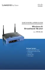 Cisco WRT54GL Quick Installation Manual preview