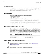 Предварительный просмотр 9 страницы Cisco WS-SVC-ASA-SM1-K7 Installation Note