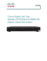 Preview for 1 page of Cisco Z870DVB User Manual