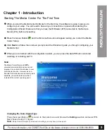 Preview for 10 page of Cisnet Media Center PC User Manual