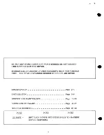 Preview for 2 page of Cissell 28ES30 Service Manual