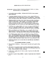 Preview for 8 page of Cissell 36BS30 Serveice Manual