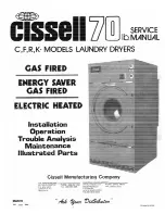 Cissell 70C Service Manual предпросмотр