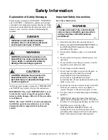 Preview for 7 page of Cissell AJ1032 Operation & Maintenance Manual