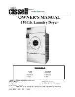 Preview for 1 page of Cissell C150G Owner'S Manual