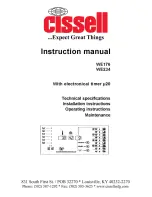 Cissell CHHW50-WE176-234 Instruction Manual предпросмотр