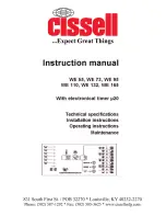 Cissell CHMW35-WE55-165 Instruction Manual предпросмотр