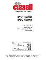 Cissell CSHW35-HW131-164 Spare Parts List предпросмотр