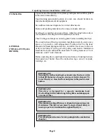 Preview for 8 page of Cissell HD30.1 Owner'S Manual