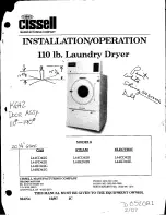 Preview for 1 page of Cissell L28FD30 Installation & Operation Manual