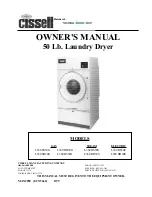 Preview for 1 page of Cissell L36URD30E Owner'S Manual