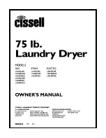 Предварительный просмотр 1 страницы Cissell L36URD36E Owner'S Manual