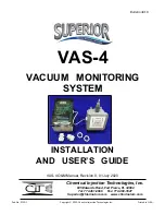 Предварительный просмотр 1 страницы CIT Superior VAS-4 Installation And User Manual