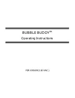 Preview for 1 page of CITC BUBBLE BUDDY Operating Instructions Manual