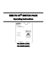 Preview for 1 page of CITC DMX FX-15 205052 Operating Instructions Manual