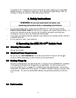 Preview for 5 page of CITC DMX FX-15 205052 Operating Instructions Manual