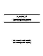 CITC FOG-MAX 100092 Operating Instructions Manual preview