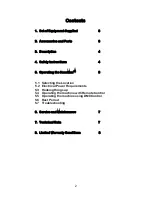 Предварительный просмотр 3 страницы CITC HAZE-MAX 100020 Operating Instructions Manual