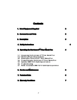 Preview for 3 page of CITC Hurricane II 100157 Operating Instructions Manual