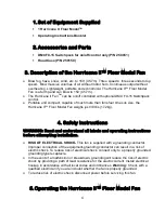 Preview for 5 page of CITC Hurricane II 100157 Operating Instructions Manual