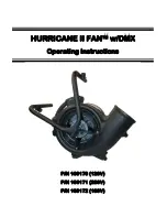 Preview for 1 page of CITC Hurricane II Fan 100170 Operating Instructions Manual