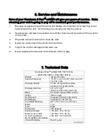 Preview for 8 page of CITC Hurricane II Fan 100170 Operating Instructions Manual