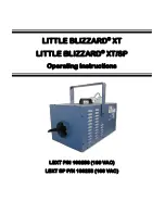 Preview for 1 page of CITC LITTLE BLIZZARD XT 100256 Operating Instructions Manual