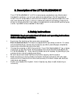 Preview for 5 page of CITC LITTLE BLIZZARD XT 100256 Operating Instructions Manual