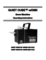 CITC QUIET CUBE 100258 Operating Instructions Manual preview