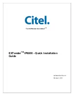 Citel EXTender IP6000 Quick Installation Manual preview