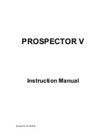 Citiwell Prospector V Instruction Manual preview