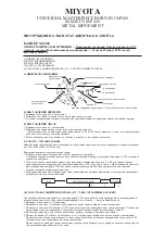 Предварительный просмотр 22 страницы Citizen 0S25 Manual