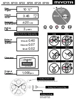 Citizen 6P05 User Manual предпросмотр