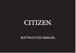 Citizen 9051 Instruction Manual preview