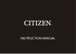 Citizen 9170 Instruction Manual preview