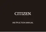 Citizen 9183 Instuction Manual preview
