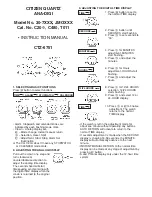 Citizen ANA-DIGI 30-7XXX User Manual preview