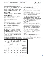 Preview for 7 page of Citizen B230 Setting Instructions Manual