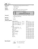 Предварительный просмотр 23 страницы Citizen BD2-1220 Command Reference Manual