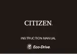 Предварительный просмотр 1 страницы Citizen bn4026 Instruction Manual