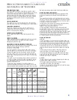 Preview for 15 page of Citizen C020 Setting Instructions Manual